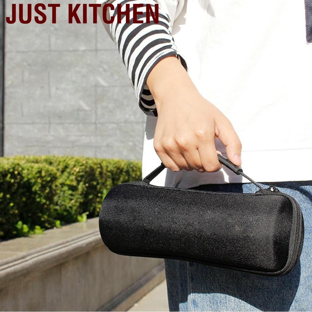 Just Kitchen เครื่องบดกาแฟมือกระเป๋าซิปออกแบบสีดำแบบพกพากันน้ำNeat Storage
