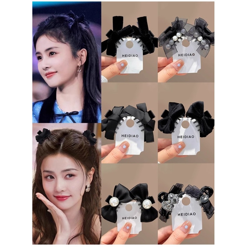 Daoyi Pearl คว ้ าคลิปด ้ านข ้ างผมหักโบว ์ เล ็ กอารมณ ์ สุภาพสตรีคว ้ าคลิปผ ้ าโพกศีรษะ