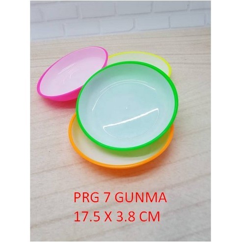 (12 ชิ้น) 7 GUNMA PLATES/8 GUNMA PLATES/9 GUNMA CALISTA PLATES/PLASTIC ROUND PLATES/PLASTIC DINNER P