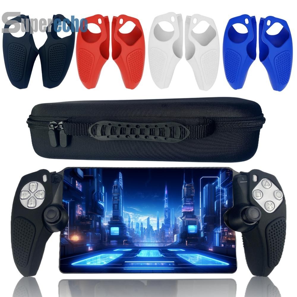 Eva Hard Carrying Case with Game Controller Sleeve for Sony PlayStation 5 Portal [suprecho.th ]