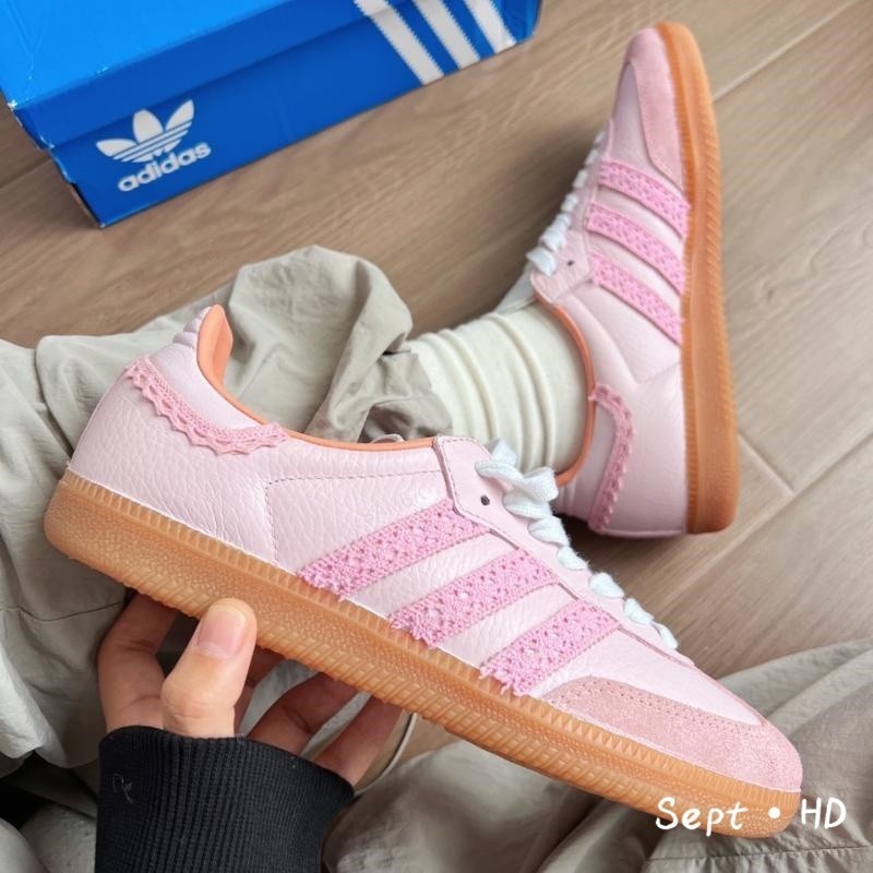 ADS ดั้งเดิมของ Samba OG Sweetheart Barbie Pink White Cocoa Sweetheart IG5932