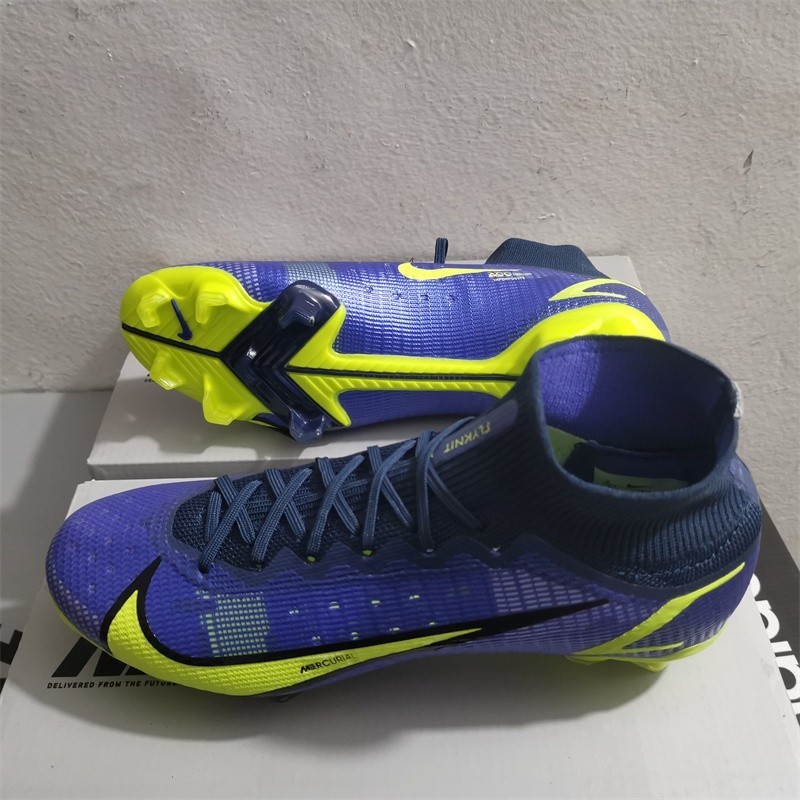 Mercurial Superfly VIII Elite FG 14 CR7 Football Shoes junior KASUT BOLA SEPAK children outdoor Ligh