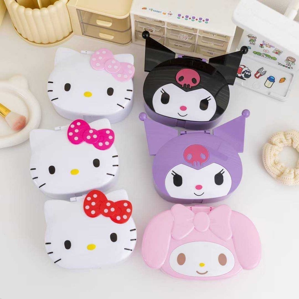 🧰 กล่องใส่เครื่องประดับ ดีไซน์เก๋ รวมการ์ตูน งานชนช็อป มาใหม่ ด้านในมีกระจก+ช่องแยกของใช้จุกจิก พร้อมส่งครบแบบตามภาพ