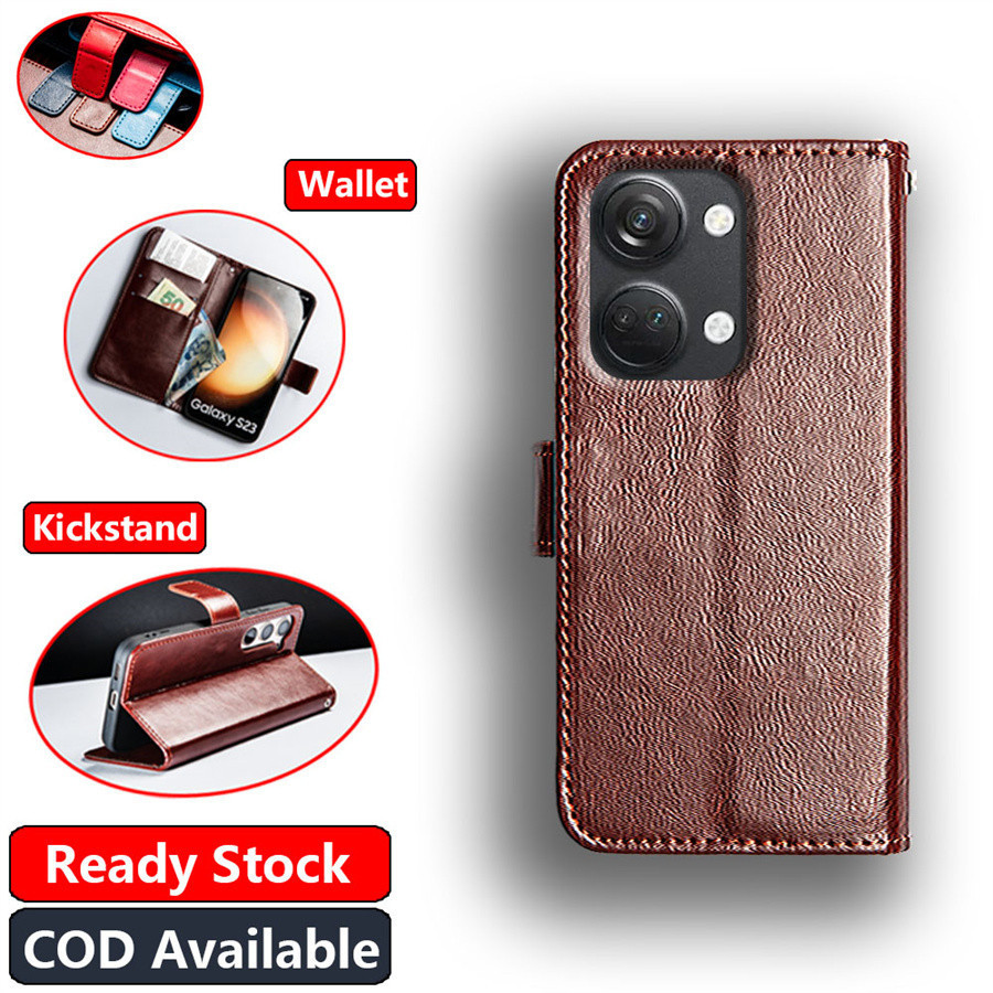 Oneplus Ace 2V Nord 3 5G PHP110 CPH2491 CPH2493 Vintage Classic Leather Wallet Folio Case Flip Noteb