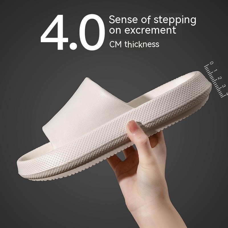 4.0 ซม.หนาSoledรองเท ้ าแตะในร ่ มUnisexหนาน ้ ําหนักเบาAnti-Slip Mute Antibioticรองเท ้ าแตะห ้ องน ้ ํารองเท ้ าแตะ ( ขนาด 36-45