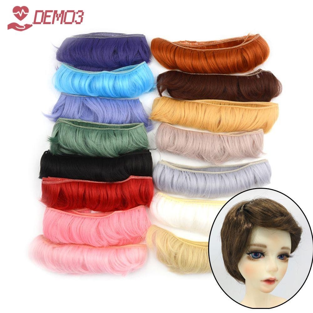 Demo3 5 ซม.วิกผมหยิกสั ้ น Handmade 1/6 1/4 1/3 อุปกรณ ์ เสริม Mini Tresses