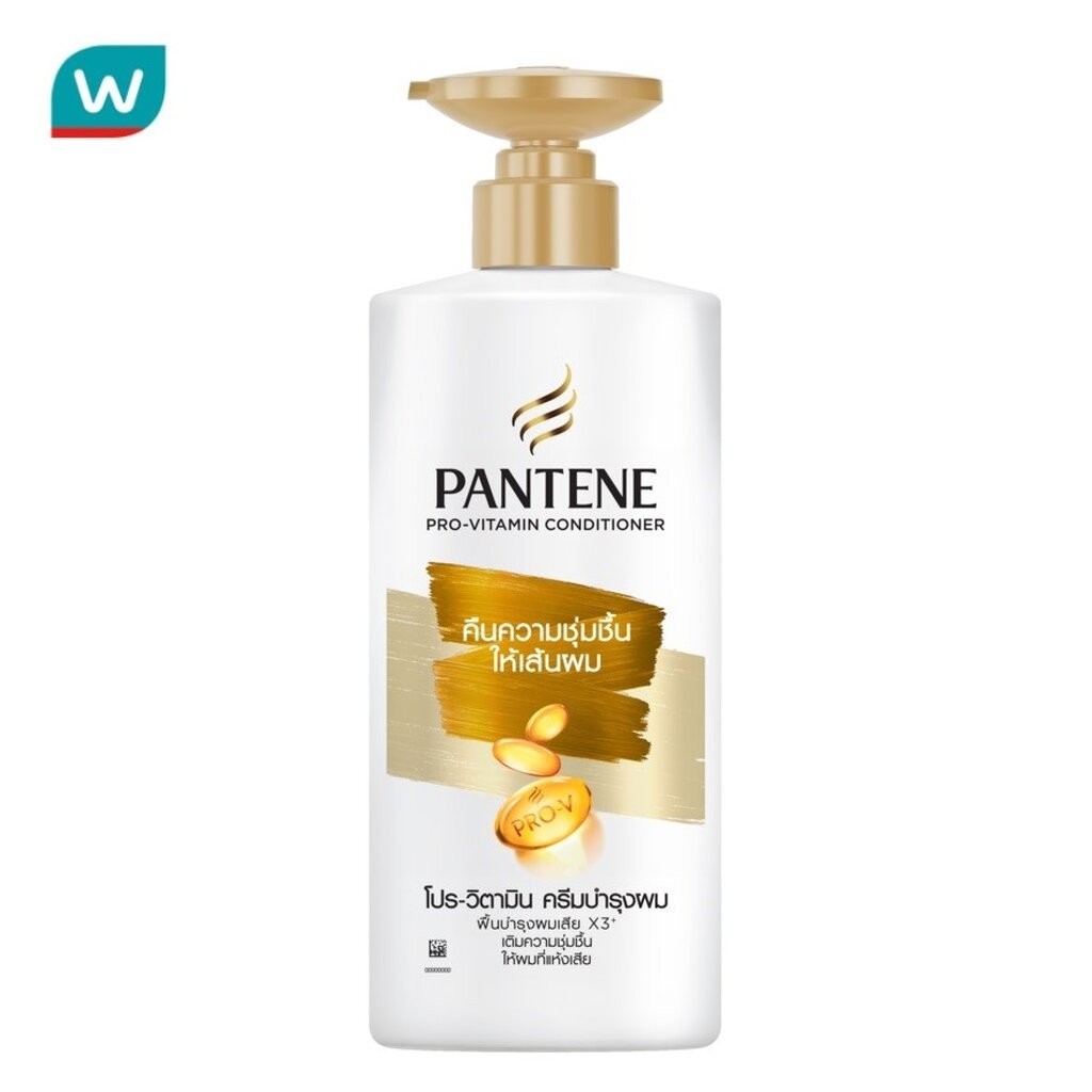 Pantene แพนทีน คอนดิชั่นเนอร์ โปร-วิตามิน เดลี่ มอยส์เจอร์ รีนิววัล 340 มล.