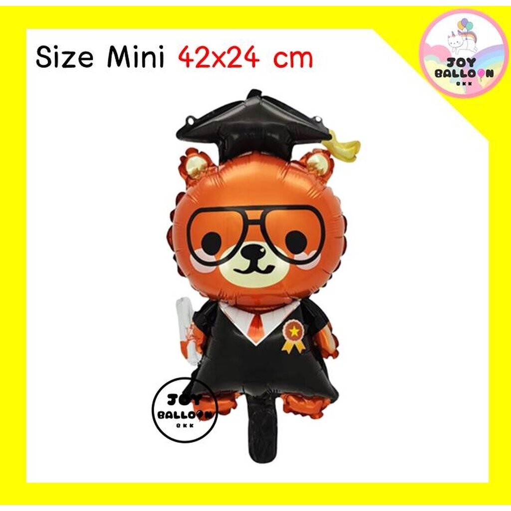 ลูกโป่งปัจฉิม Congrats ลูกโป่งบัณฑิต ขนาดMini ลูกโป่งบัณฑิต ของขวัญปัจฉิม (ส่งเร็วจากกรุงเทพ) จบการศึกษา รับปริญญา แส… ราคา ถูกที่สุด โปรบีเคเค แกลเลอรีภาพที่ 6