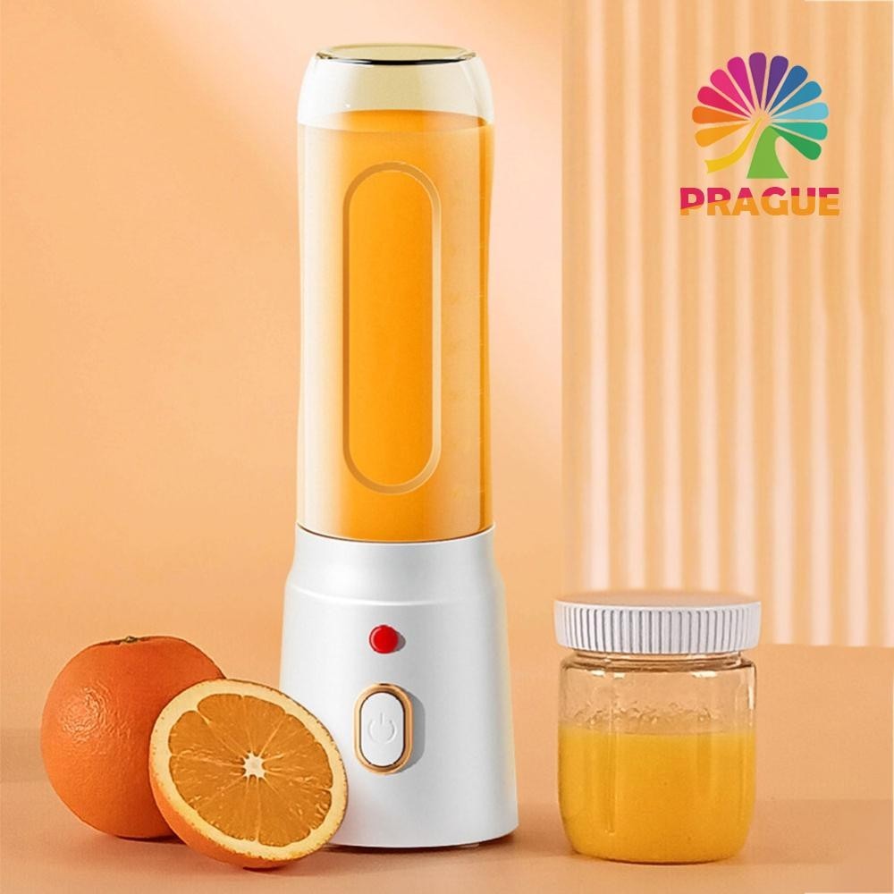 450ml เครื่องปั่นไร้สายแบบพกพาชาร์จ Citrus Juicer 10 ใบมีด Juicer Cup [prague.th]