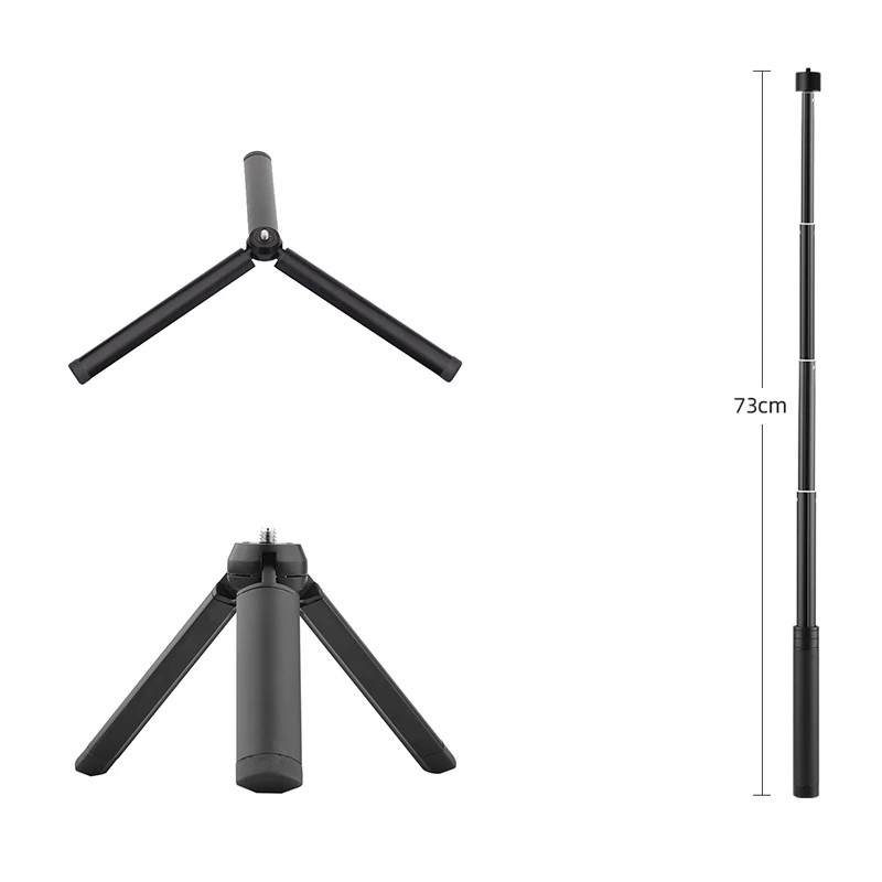 ขาตั้งกล้องโลหะแบบพกพา Selfie Stick สําหรับ DJI OSMO Mobile 6/5/4 Feiyu Zhiyun มือถือ Gimbal Stabilizer Extension Rod อุปกรณ์เสริม
