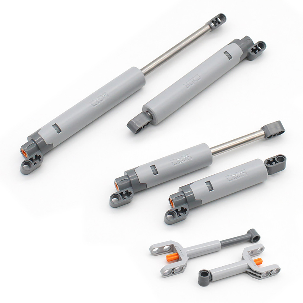 Moc อิฐอิฐ Technic Linear Actuator Long Ends ผู้ถือ Building Blocks ใช้งานร่วมกับ 40918 61927 61904 ก้านไฮดรอลิก