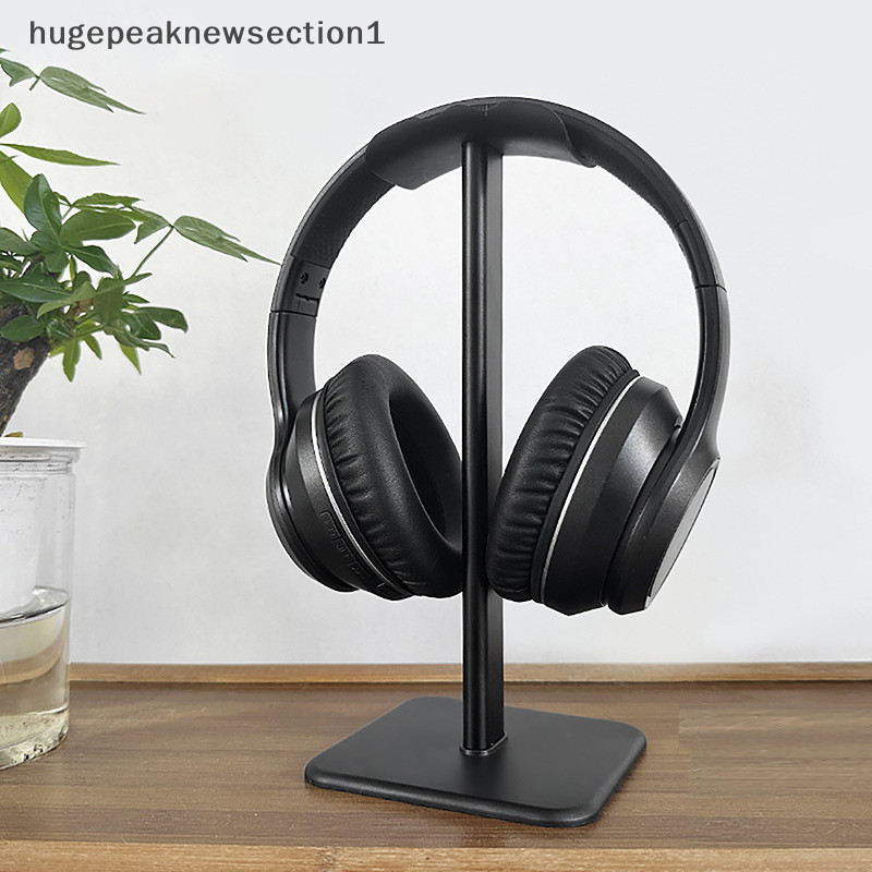 Hugepeaknewsection1 อลูมิเนียมขาตั ้ งหูฟัง Space Saving Gaming ชุดหูฟัง Stand Rack Desktop Organizer จอแสดงผลหูฟังแขวน Nice