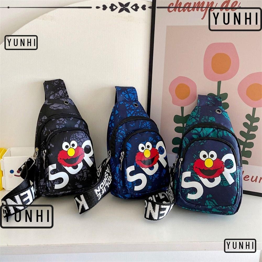 Yunhi กระเป๋าสะพายไหล่เดี่ยว, กระเป๋าสะพายข้างเด็กลําลอง, กระเป๋าเก็บของผู้ชายกระเป๋าคาดหน้าอก Mobile Zero Wallet กระเป๋าคาดหน้าอกกีฬา