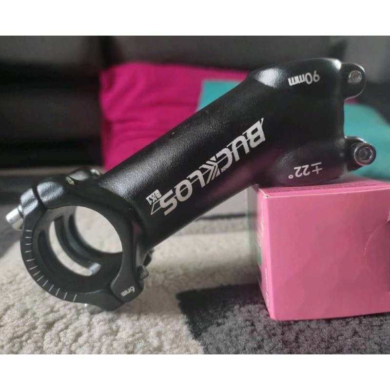 BUCKLOS 7/17/22 ° MTB สเต็ม 31.8mm คอแฮนด์จักรยานเสือภูเขา คอแฮนด์จักรยาน 60/70/80/90/100mm คอแฮนด์ สเตมจักรยาน