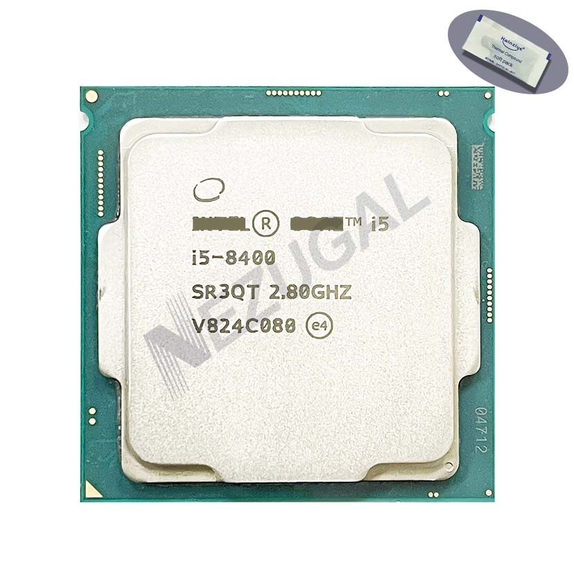 I5-8400 I5 8400 SR3QT 2.80 สูงสุด 4.00 Ghz Six Core 9M 65W LGA1151 โปรเซสเซอร์ CPU