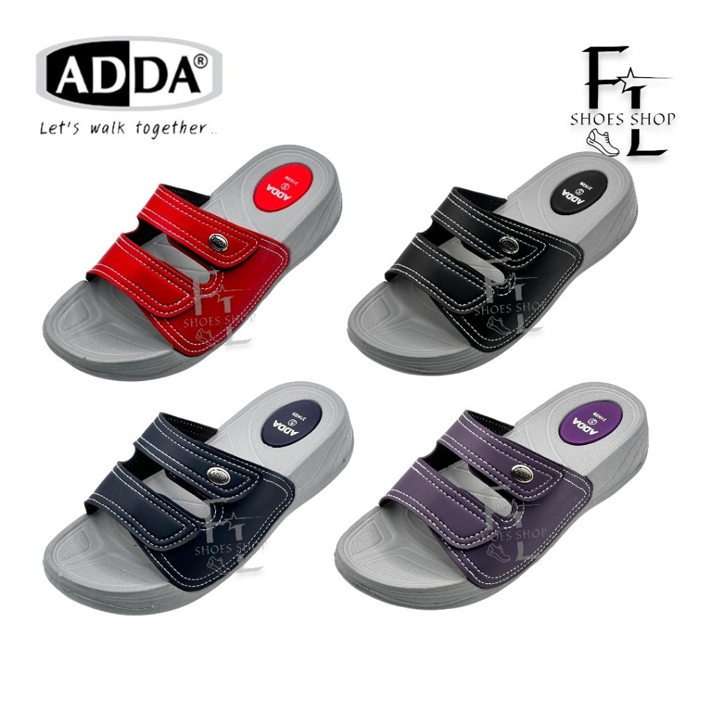 ADDA รองเท้าแตะแบบสวม รองเท้าแตะผู้หญิง รองเท้าแอดด้าผู้หญิง รุ่น 31K09 (เบอร์ 4-7)