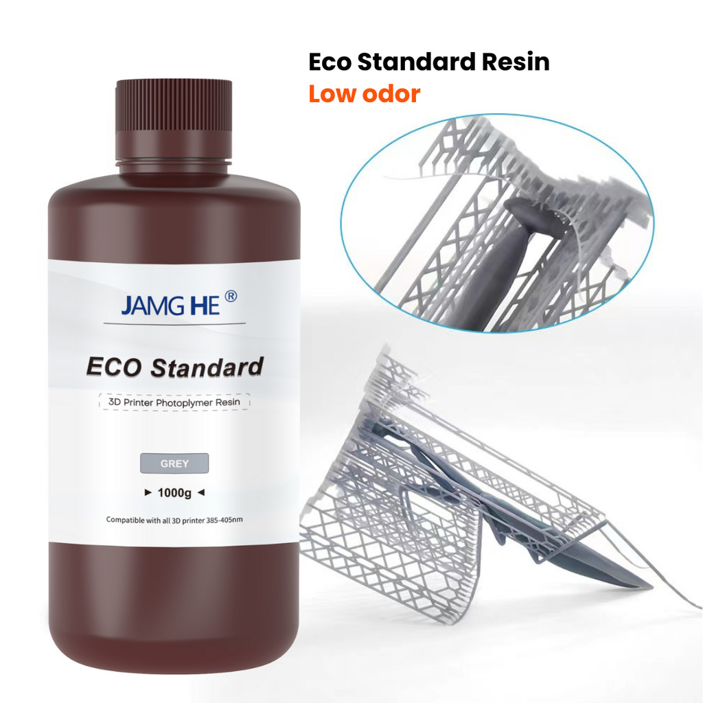 3D Printer : 3D Printing resin Eco Standard < Jamg He> 1 kg สำหรับ เครื่อง Anycubic , Creality, Elegoo by In2real3d