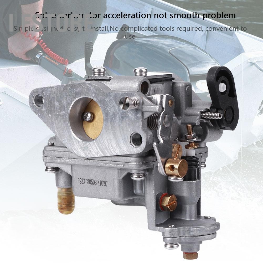 I Fstore 66M-14301-00 อัลลอยด์เรือคายัคเรือแคนู 4 จังหวะ 15 แรงม้ามอเตอร์เครื่องยนต์คาร์บูเรเตอร์