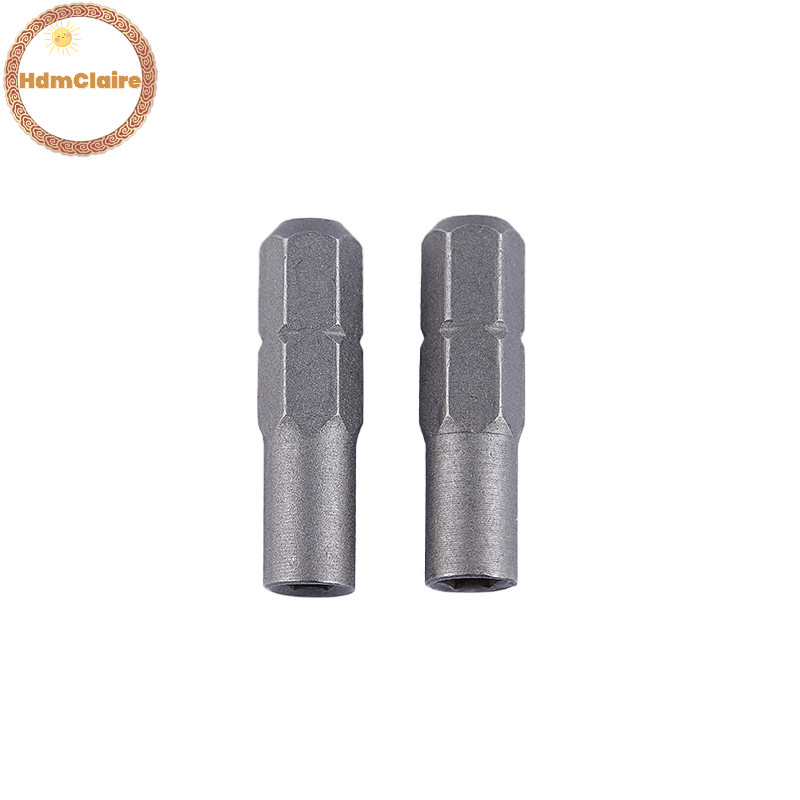 Hdmclaire ไขควง Bit Adapter Micro Inserts Bits 6.35 มม . 1/4 อะแดปเตอร ์ ถึง 4 มม . Hex Holder TH