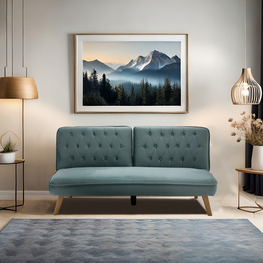 Koncept Furniture โซฟาเบด รุ่น Lumos สีเขียว (165x91x81 ซม.) แบรนด์ KONCEPT FURNITURE