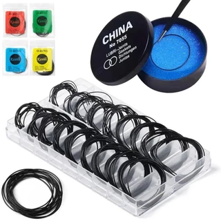 Gaoxi75 200 ชิ้น/เซ็ตนาฬิกากลับยาง,ซ่อมเครื่องมือ Boxed ยาง O-Ring, ทนทานสําหรับช่างซ่อมนาฬิกาความหนา 0.5 มม./0.6 มม.ปะเก็นโอริงกันน้ํา
