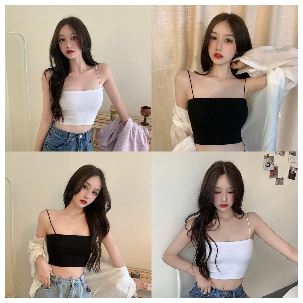 Glass Sky พร้อมส่ง เสื้อครอปกระดุมแถวเดียว มีซับใน ไม่มีซับใน ผ้านุ่ม ใส่สบาย ระบายอากาศได้ดี(DW-02)
