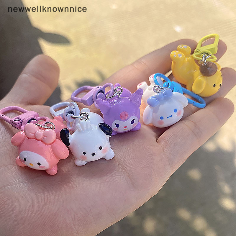 Newwellknownnice Papa Sanrio Key Chain จี ้ สาวหวานญี ่ ปุ ่ นหัวใจกระเป ๋ านักเรียนอุปกรณ ์ เสริม TH