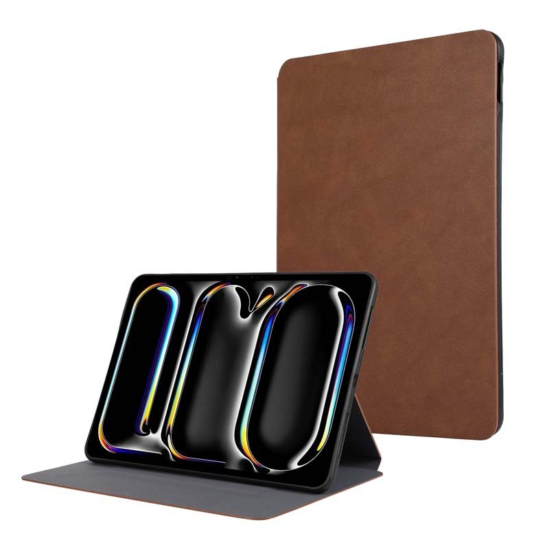 Slim น ้ ําหนักเบา PU หนังสําหรับ 2024 iPad Pro 11 นิ ้ ว M4 A2836 A2837 A3006 iPadPro 13 A2925 A2926 A3007 case นุ ่ ม TPU กันกระแทก Air 11 M2 A2902 A2903 A2904 พลิกปลอกขาตั ้ งผู ้ ถือ cover
