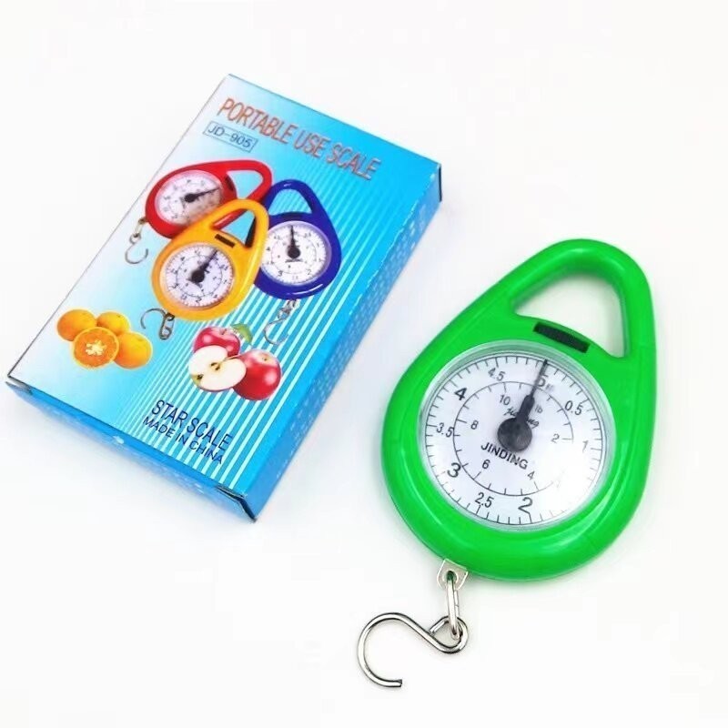 ZJ HOMEตาที่ชั่งขนาดพกพา ตาชั่งมือถือ คละสี