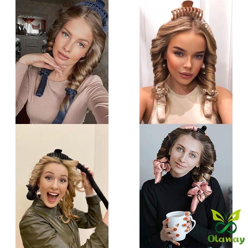 Olaway โฟมม้วนผม ที่ม้วนผมไม่ต้องใช้ความร้อน curling iron รูปที่ 2
