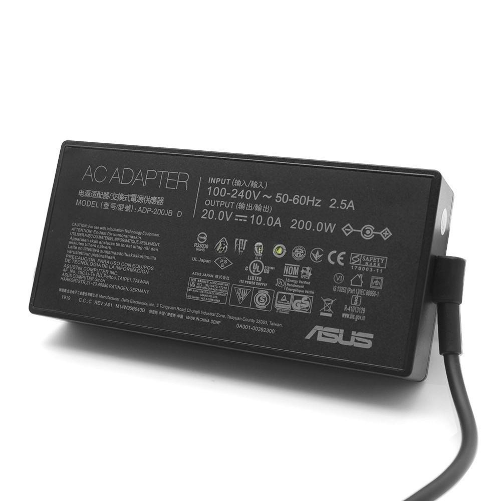 ใหม่ Asus 20V 10A 200W แล็ปท็อป Charger 6.0x3.7 มม.อะแดปเตอร์ AC แหล่งจ่ายไฟสําหรับ ASUS G15 GA503Q 