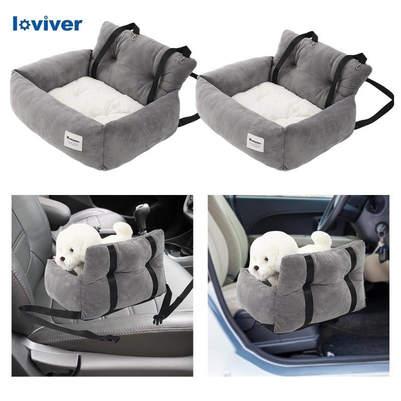【จัดส่งในพื้นที่】Dog Car SUV Seat Puppy Bed With Fixed Harness Portable Accessories Non-Slip