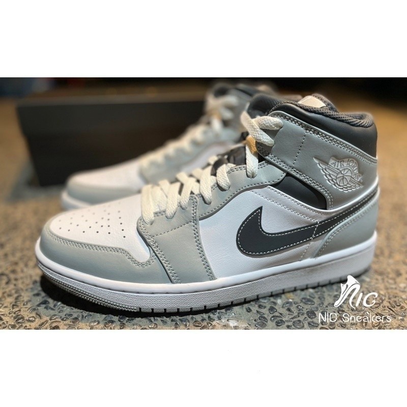 Nike air jordan 1 กลางแสงควันสีเทา保护套