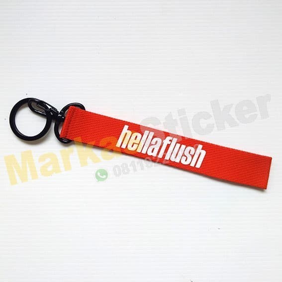 Hellaflush Car Motorcycle Key Holder พวงกุญแจที่กําหนดเองความงามโลโก้ยานยนต์แบรนด์ landyard id card 