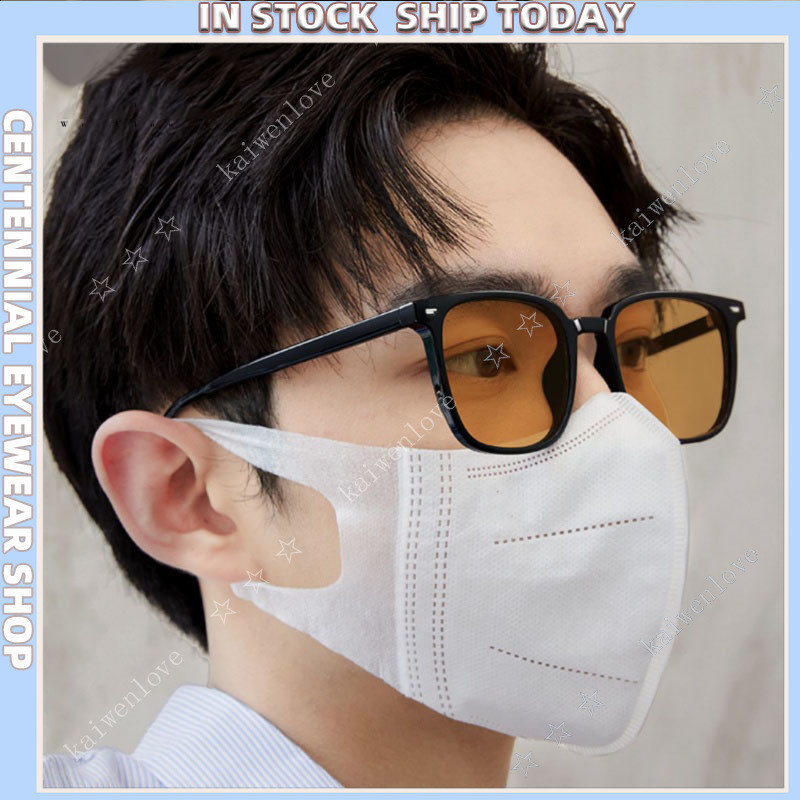 คลาสสิก Uv400 ป้องกันเลนส์สีน้ําตาลแว่นตากันแดดสําหรับผู้ช