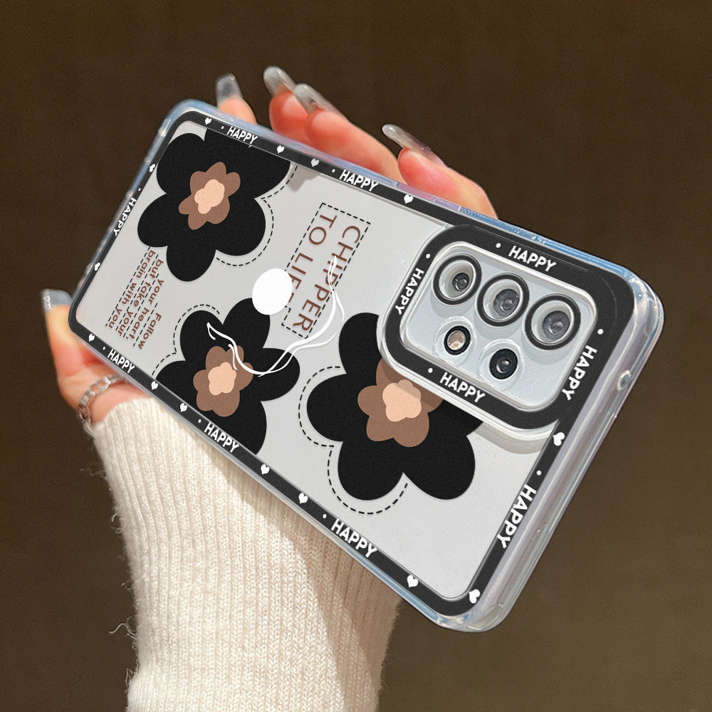 เคสโทรศัพท์มือถือ for Samsung A54 5G A55 A05 A05S A15 A25 A35 A12 A34 A14 A04S A13 A03S A03 A52S A22 A53 A73 A52 โปร่งใส