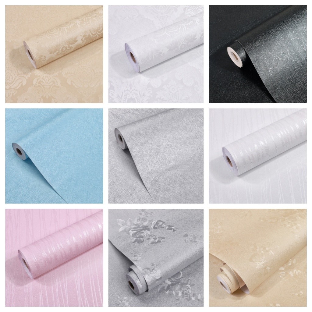 Simplelike ขนาด 45 ซม. x 3 เมตร วอลเปเปอร์ สติ๊กเกอร์ติดผนัง มีกาวในตัว Wallpapers & Wall Stickers