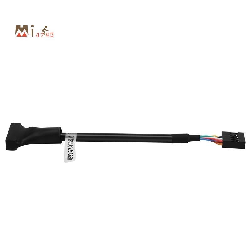 15 ซม.USB 3.0 20 Pin Header Male to USB 2.0 9 Pin Female Adapter Cable