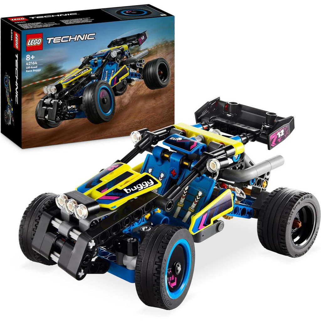 Lego Technic 42164 Off-Road Race Buggy Car Vehicle Toy Rally Model Building Kit