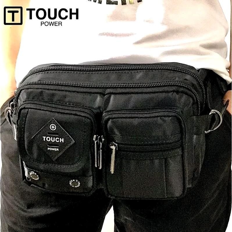 Multi Compartmens กระเป๋าคาดเอวผู้ชาย กระเป๋าคาดหน้าอก กระเป๋าไนลอน