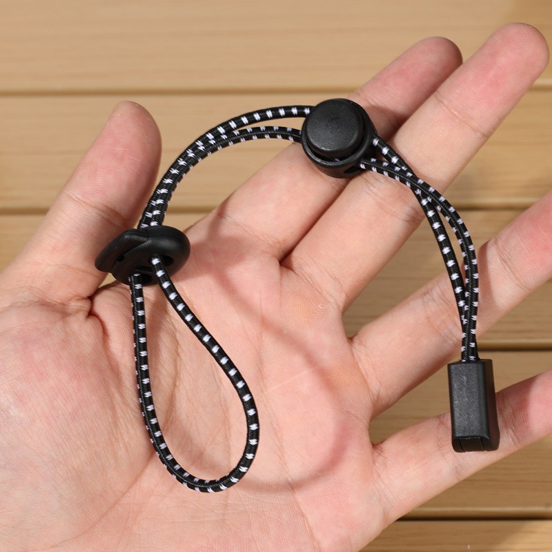 เชือกยางยืดแบบปรับได้ 2/5 ชิ้น - กระเป๋าเป้สะพายหลังปีนเขาที่วางไม้เท้า - เดินป่ากลางแจ้งเดินป่าเสาแก้ไขผูก - รูปที่ 5