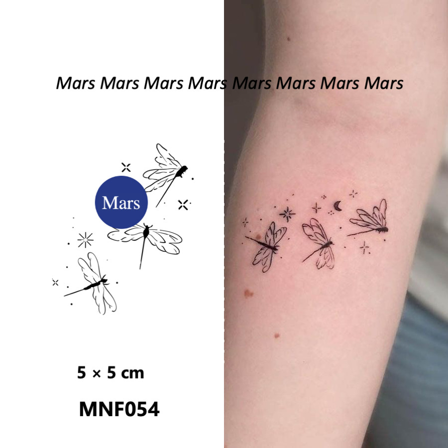 Mars TattooNEW Technology Magic, Long Lasting 2 สัปดาห์, รอยสักกึ่งถาวร, รอยสักชั่วคราว, สติ๊กเกอร์ร