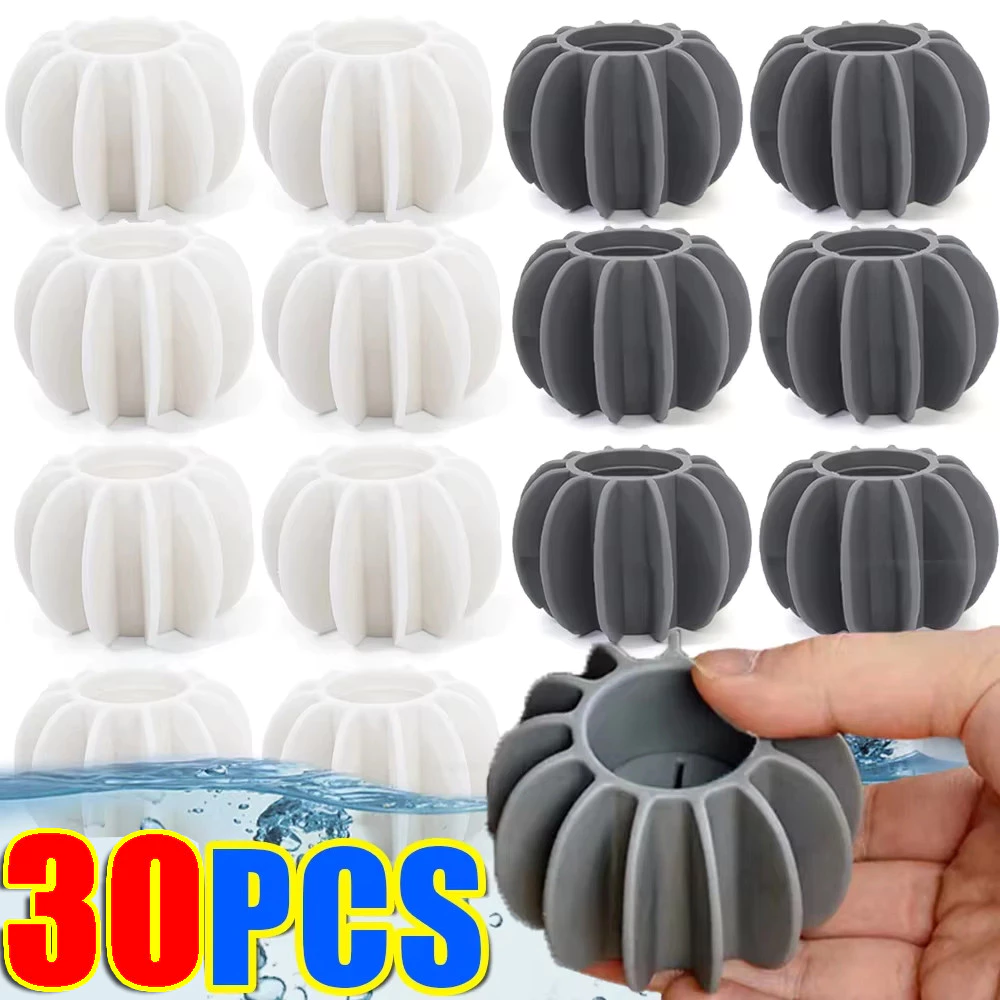 ลูกบอลซักผ้าการปนเปื้อนมายากล30ชิ้น-ป้องกันการผูกปม,ไม่เจ็บเสื้อผ้า-ซิลิโคนเครื่องมือทําความสะอาดแบบใช้ซ้ําได้-สัตว์เลี้ยงแมวจับผ