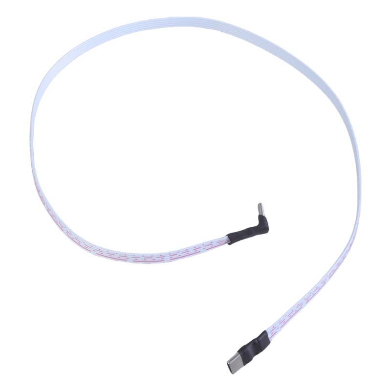 TEN สายอะแดปเตอร์ Type C เป็น Type C แบบยืดหยุ่นพร้อมมุม 90 องศาสําหรับพื้นที่ขนาดกะทัดรัด