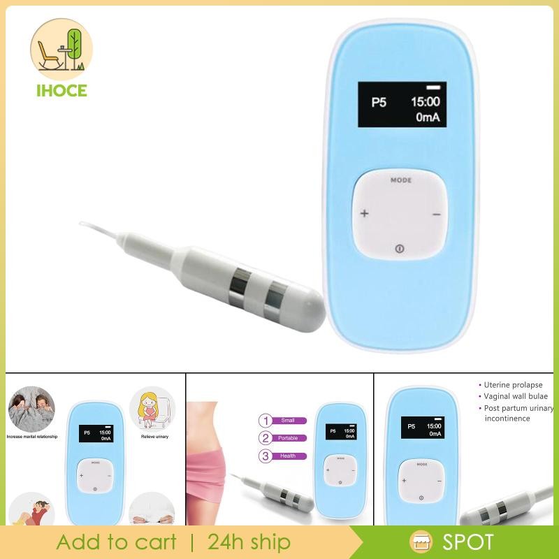 [Ihoce] เครื่องออกกําลังกายแบบตั้งพื้นไฟฟ้า Kegel Toner จอแสดงผล OLED แบบปรับได้ 8 โหมด