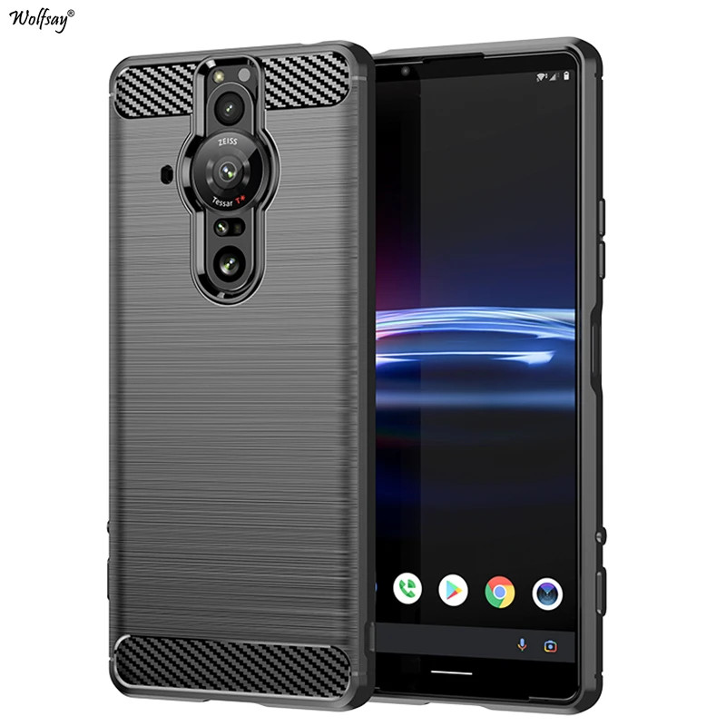 สําหรับ Sony Xperia Pro-I กรณีซิลิโคนอ่อนนุ่มสําหรับ Sony Xperia Pro I กรณียาง Simple Silm Matte ฝาค