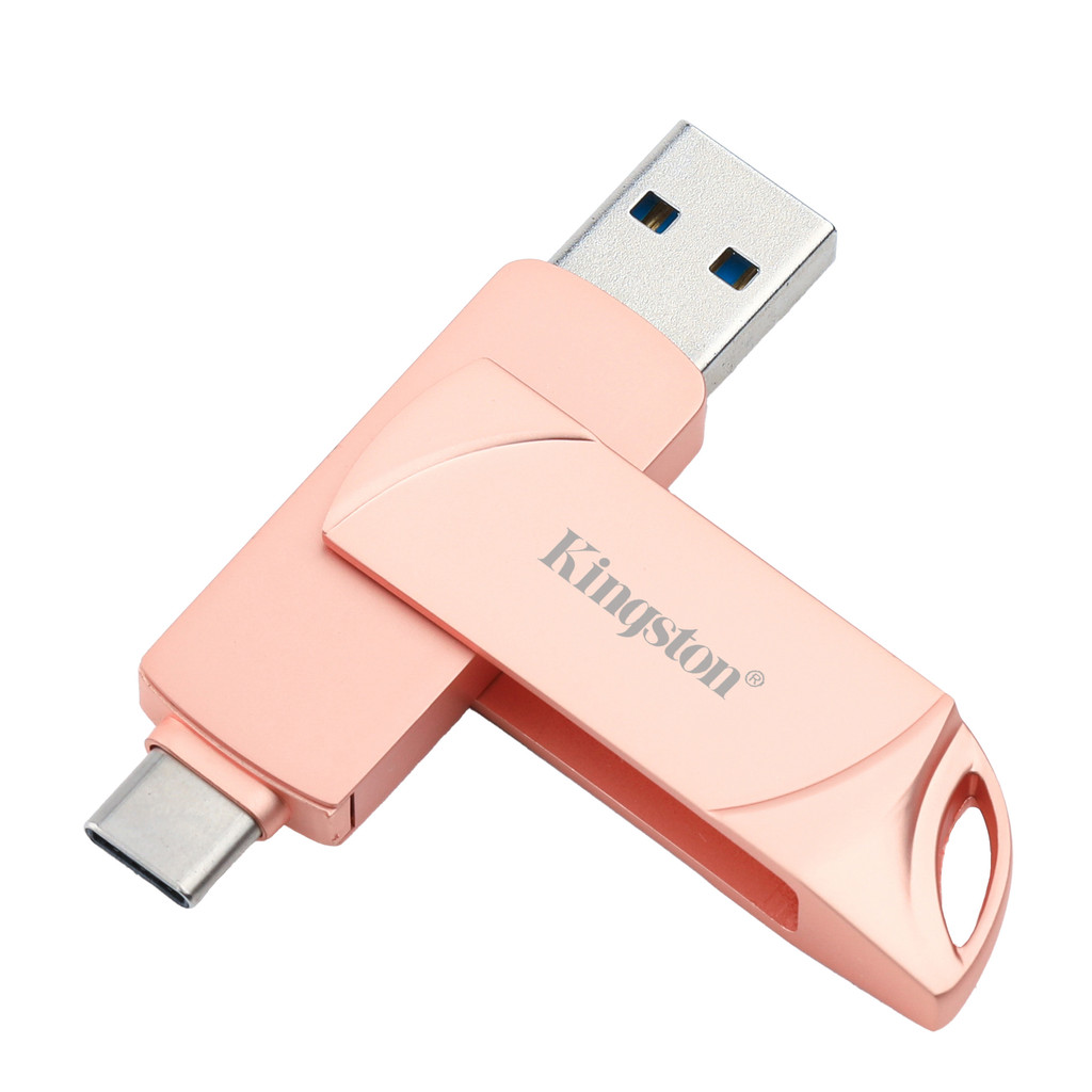 กันน้ํา Kingston 3IN1 OTG แฟลชไดรฟ์ Type-C โทรศัพท์สมาร์ท PenDrive สําหรับพีซี/Android/iPhone 16