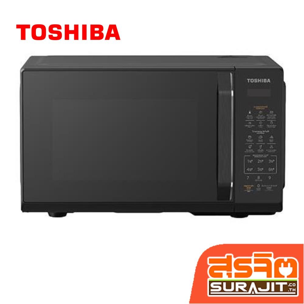 TOSHIBA เตาไมโครเวฟระบบดิจิตอล 20 ลิตร 800 วัตต์ รุ่น MW3-EM20PE(BK) (23269)