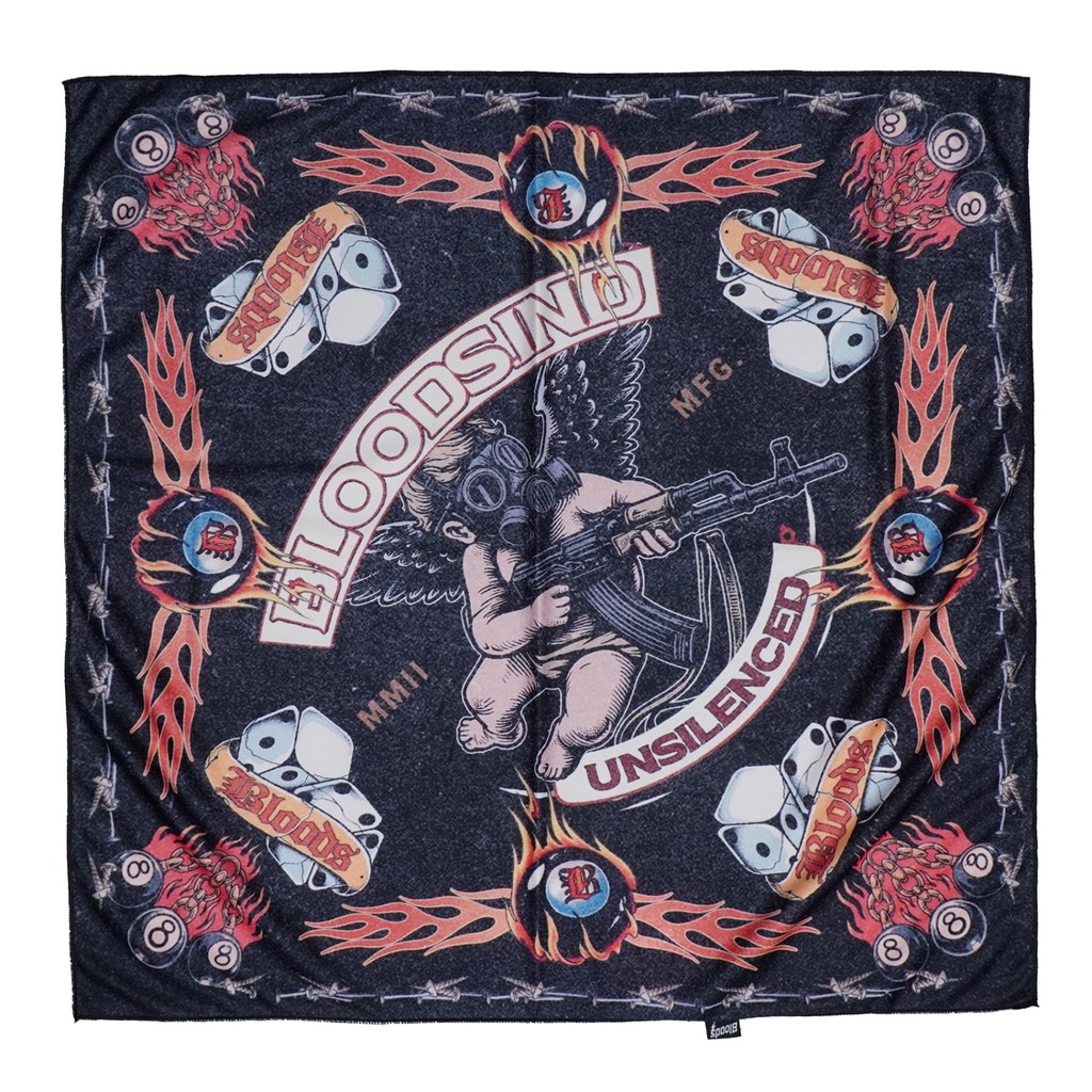 Bloods Series Scarf Bandana Markoz Black