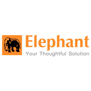 ELEPHANT ปากกาเน้นข้อความ ขนาดเส้น 3.8 มม. คละสี 6 ด้าม/แพ็ค